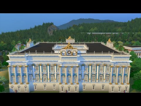 The-Sims 4 Royal Palace ( took 1,5 year to build-100 rooms and buildcost is 12000000)