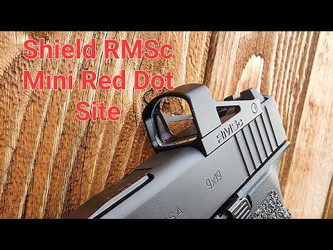 Shield RMSc mini Red dot site for glock 43x MOS.