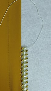 🪡Amazing pearl beads border lace tutorial🪡😍 #viral #trending #reels #fallcrafts #reelsviralシ #handmade | Stitching Heaven