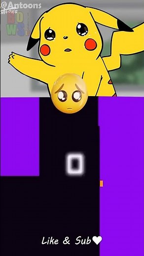 Poor Ash & Pikachu 😭 - @Antoons / Bouncing Square