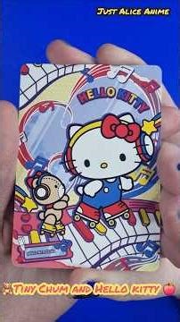 21#🧸Sanrio kayou🍎collector cards unboxing🙏SUBSCRIBE PLEASE #sanrio #hellokitty #hangyodon #mymelody