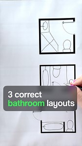 3 correct bathroom layouts for different shapes and sizes 🚿🛁✨ Which one is your favorite? 🤔 #BathroomDesign #BathroomDecor #ToiletDesign #ToiletDecor #BathroomMakeover #BathroomMakeovers #BathroomInspiration #BathroomIdeas #BathroomInterior #HomeDecorIdeas #InteriorInspiration #HomeDesignInspo #HomeDecor #HomeDesign #HomeDecoration #InteriorDesign #InteriorDesignIdeas | Planner 5D