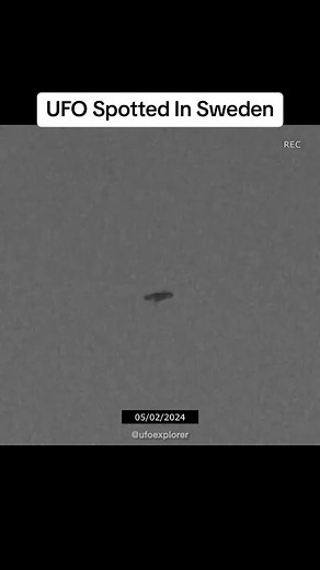 An apparent UFO was spotted in Sweden on Feb 5th, 2024 #ufo #uap #ufosighting #sweden