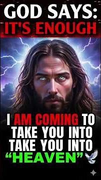 GOD SAYS: "IT'S ENOUGH!" ⚠️ Urgent Message For You | God message now | Gods message for you