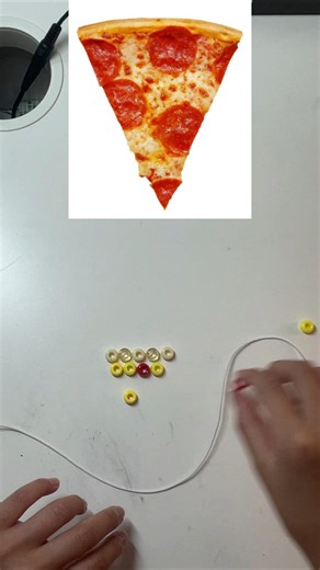 How to make a small kandi pizza charm for beginners #kandi