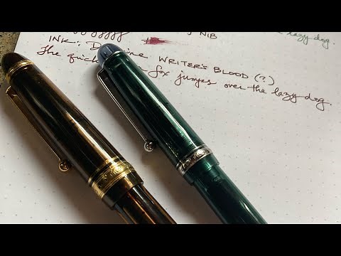 Pilot Custom 74 vs Custom 823 Fountain Pen (F Nib) Comparison Review