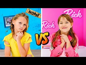 Rich vs Poor Girl and story about diversity for kids - Videos For Kids