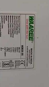 #Waree Panel Packing