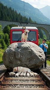 12 reactions | This Hero Dog Risked Everything to Stop a Speeding Train! The ending will melt your heart. ❤️ #dog #animals | Planet Diary | Facebook