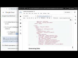 Synthetic Data Generation using Gemini APIs Google Cloud Skills Boost Lab GSP1272