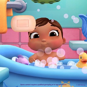 4.2K views · 55 reactions | We’re bubbling over with excitement! Download to care & play with Puppy today in Doc McStuffins: Baby Nursery https://smart.link/598391444f094 | Disney Games | Facebook