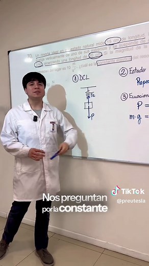 PAES de Ciencias – Física 👇 Con solo 3 pasos clave, podías resolverla sin enredos: 1️⃣ Diagrama de cuerpo libre 2️⃣ Estado de movimiento 3️⃣ Ecuaciones de fuerza Resultado: k = 6 ✅ (alternativa D) 💡 Con método claro, las preguntas dejan de ser difíciles. 📚 ¿Quieres más resoluciones explicadas de forma simple y clara? Síguenos 💪