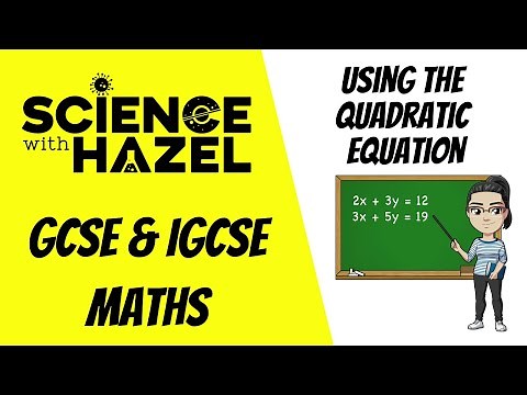 Using The Quadratic Formula | GCSE & IGCSE Maths | AQA, Edexcel, CIE, OCR