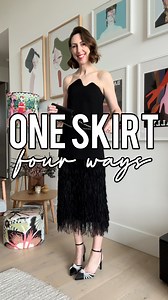 When one skirt can take you from a summer holiday to a cocktail party 🍸 The intricate details of this skirt are quite something. The hand feathered fringing creates beautiful texture movement 🪶 Thank you @jacandjack for the generous gift 🫶🏻 I can’t wait to wear it out of the house! Fringed skirt. Black skirt. Melbourne style. Jack Jac. PR product. Personal stylist. | Styled by Sally