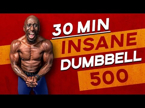 30 Minute Full Body Dumbbell HIIT Workout for Men Over 40 [Muscle & Fat Loss]
