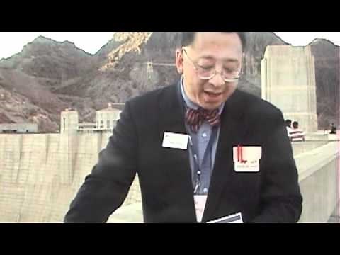 Dr. Frank Wang calculates power generated by Hoover Dam