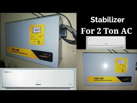 V-Guard VND 500 For AC upto 2 Ton Voltage Stabilizer (150V - 285V) Voltage Stabilizer (Grey)