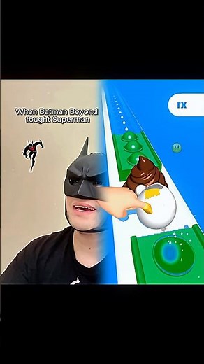 Batman Beyond VS Superman #batmanbeyond #batman #dc #shorts