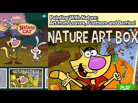 Painting With Nature NATURE CAT Nature Art Box Gameplay PBS Kids Games Walkthrough iOS Android