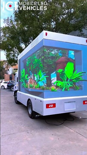 EW3360 Bezel-less Mobile 3D led billboard truck
