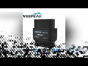 Veepeak OBDCheck BLE OBD2 Bluetooth Scanner Auto OBD II Diagnostic Scan Tool for iOS & Android, BT4.