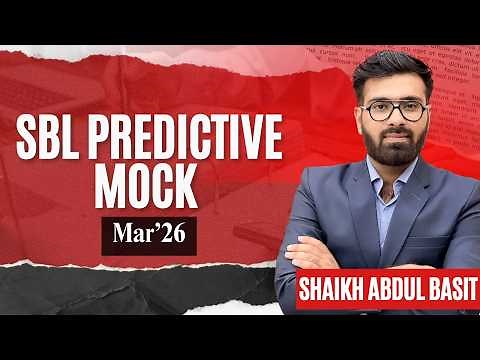 ACCA SBL March 2026 Pre-Seen Analysis | SBL Mock Exam 1 Explained-Strategic Exam & Scoring Technique