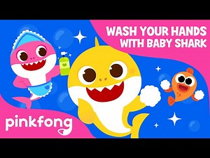 Wash Your Hands With Baby Shark - Song For Kids