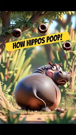 How #hippos poop