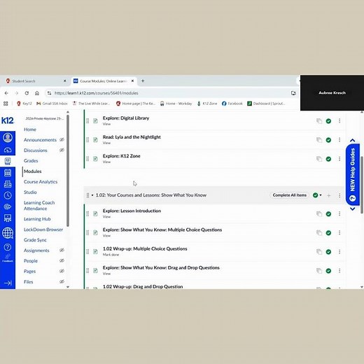 Weekly Wednesday Walkthrough- Canvas Course Modules