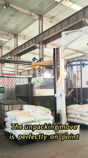 So perfect #depalletizing #depalletizer #manufacturing #machine #palletizer #plastic