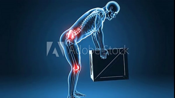 dynamic sets of human skeletal models demonstrating joint strain and movement