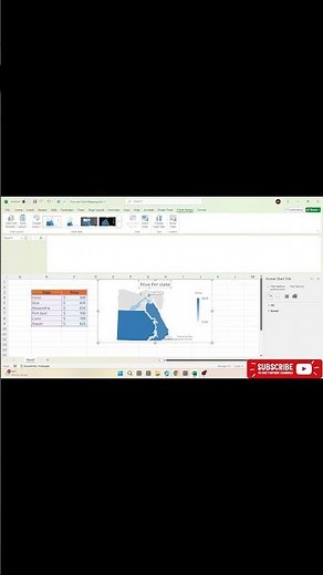 Visualize Your Data with Excel Maps! (Step-by-Step)#excel #fy #shorts #spreadsheets #worksmarter