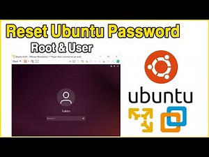 How To Reset Ubuntu 24 Forgotten Password on VMware طريقة تجاوز كلمة السر اوبانتو في حال نسيتها