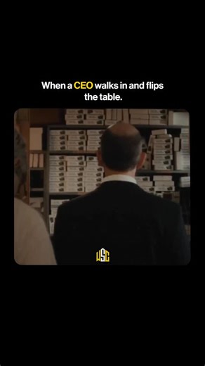 Entrepreneurship | Business | Wealth on Instagram: "When leadership stops asking and starts acting. This scene shows a truth people rarely admit out loud. Companies do not fall apart because of one bad decision. They fall apart because the person in charge forgets why they were given the power in the first place. Jim walks in with chaos on every side, and instead of easing into the job, he treats the mess like something that must be confronted right now. No waiting. No gentle transitions. He gra