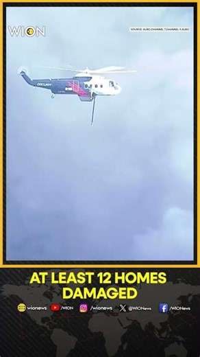 At Least 12 Homes Damaged or Destroyed in Wildfire North of Sydney, Australia | WION Shorts