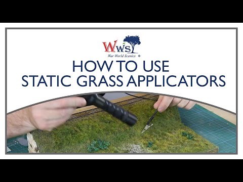 How to use WWScenics Static Grass and Pro Grass Applicator Range