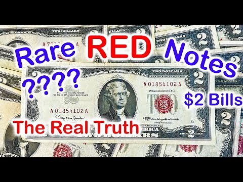 What is RED Seal Note RARE Currency? $2 Bill THE REAL TRUTH about money