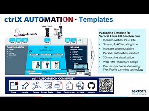 ctrlX CORE - Vertical Form-Fill-Seal Machine Application Template