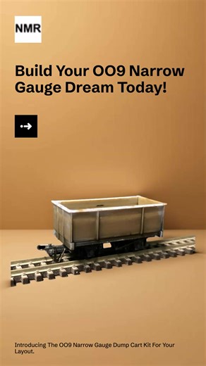 Transform your OO9 layouts with our easy-to-assemble dump cart kit! 🚂✨ Perfect for beginners—just prime and paint! . . https://narrowmindedrailworks.com/products/oo9-narrow-gauge-dump-cart-kit-for-peco-nr-121d-10ft-wb-chassis-resin-body #ModelTrainHobby #NRM | Narrow Minded Railworks
