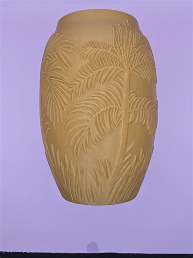 3D Printed Palm Leaf Vase: Eco-friendly Boho Decor - Etsy