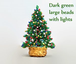 Beaded Christmas Trees of Different Height and Pattern, New Year Gift, Christmas Gift, Seed Bead Tree, Artificial Christmas Tree - Etsy