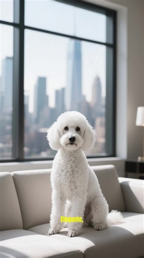 Perro Caniche 🐩 ¡Elegancia e inteligencia! 🧠🎩 ¿Tendrías uno? #perros #mascotas #caniches #dog #dogs