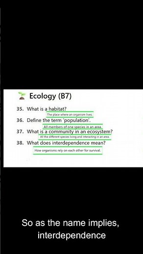 50 Quick Fire Biology Questions | AQA GCSE Combined Science Paper 2 Revision YouTube Shorts
