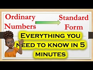 Convert ORDINARY Numbers to STANDARD FORM