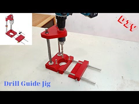 DIY Portable Drill Guide Jig || Homemade Cheap Drill Guide