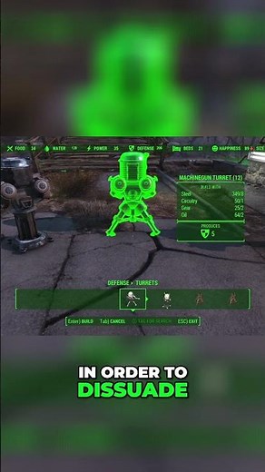 Ultimate Guide to Turrets and Defenses in Fallout 4 #fallout4settlementbuilding #falloutshorts