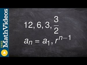 Given a geometric sequence determine the nth rule