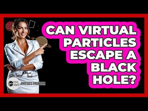 Can virtual particles escape a black hole?