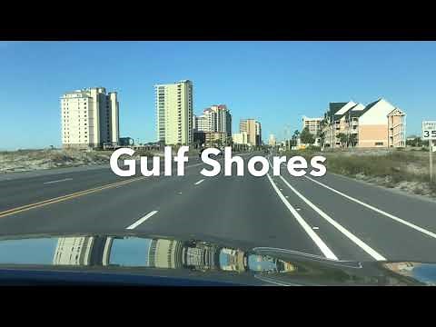 Driving Through Orange Beach, AL to Gulf Shores, AL
