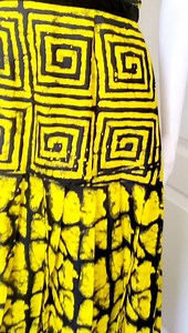 African Print Pleated Dress | Ankara Yellow Dress | African Yellow Dress - Etsy